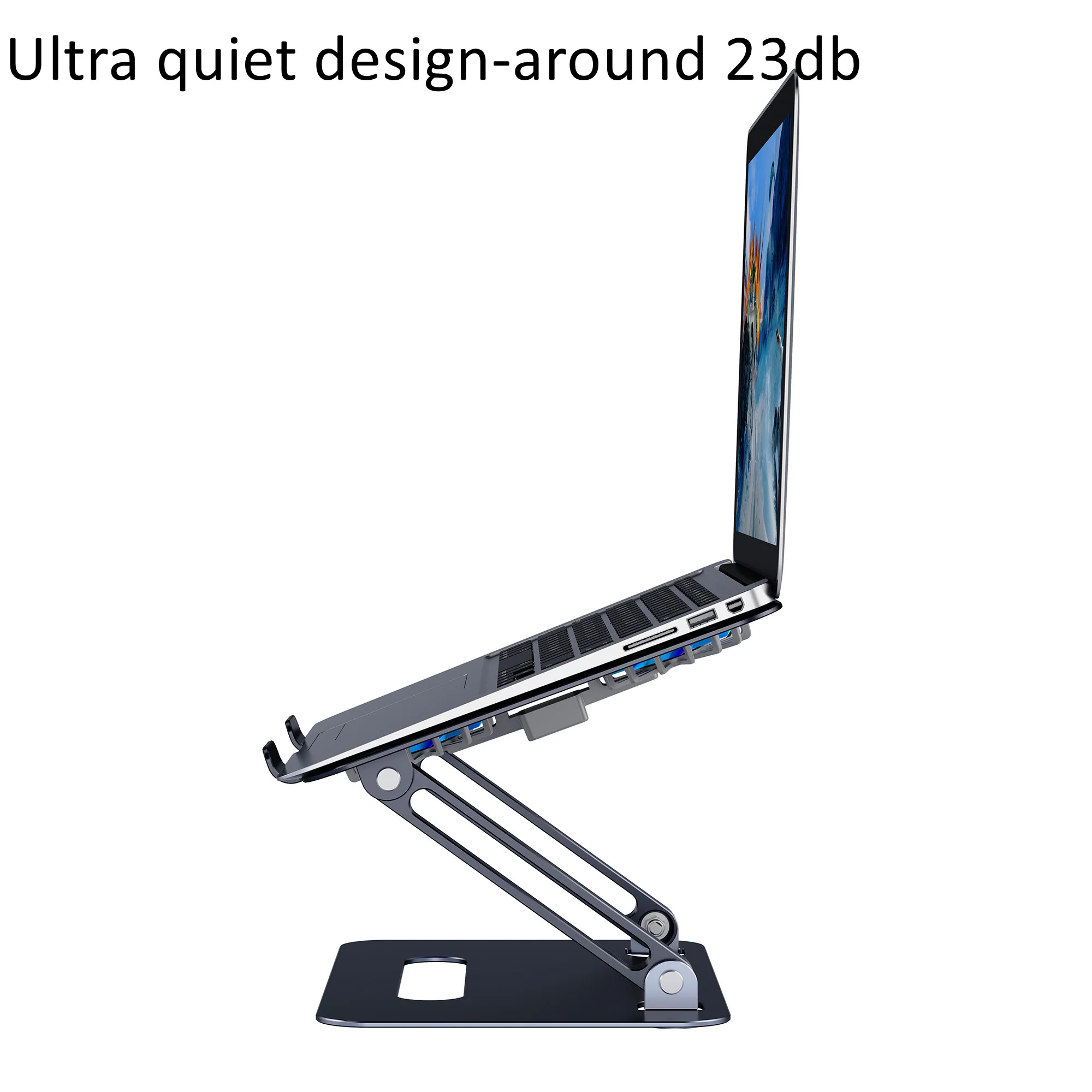 Dual Fan Cooler Laptop Stand - Image 4